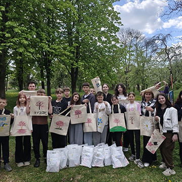 Майстер-клас із розпису екоторбинок на тему «Квітуча сакура», Закарпаття, Оноківці (22.04.2026)